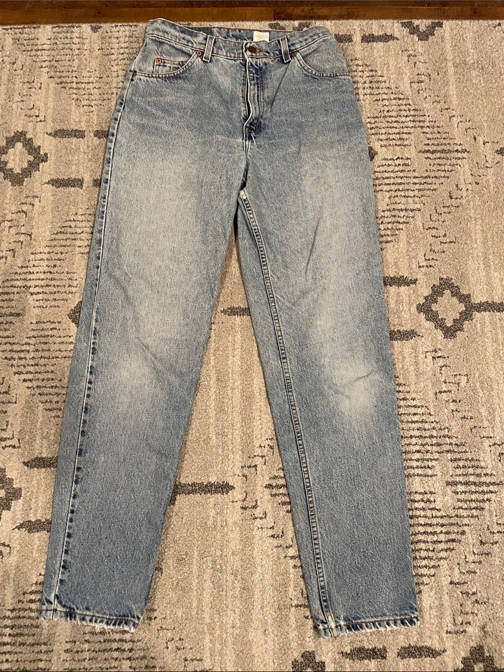 Levi's Light Wash High-Rise Straight Jeans